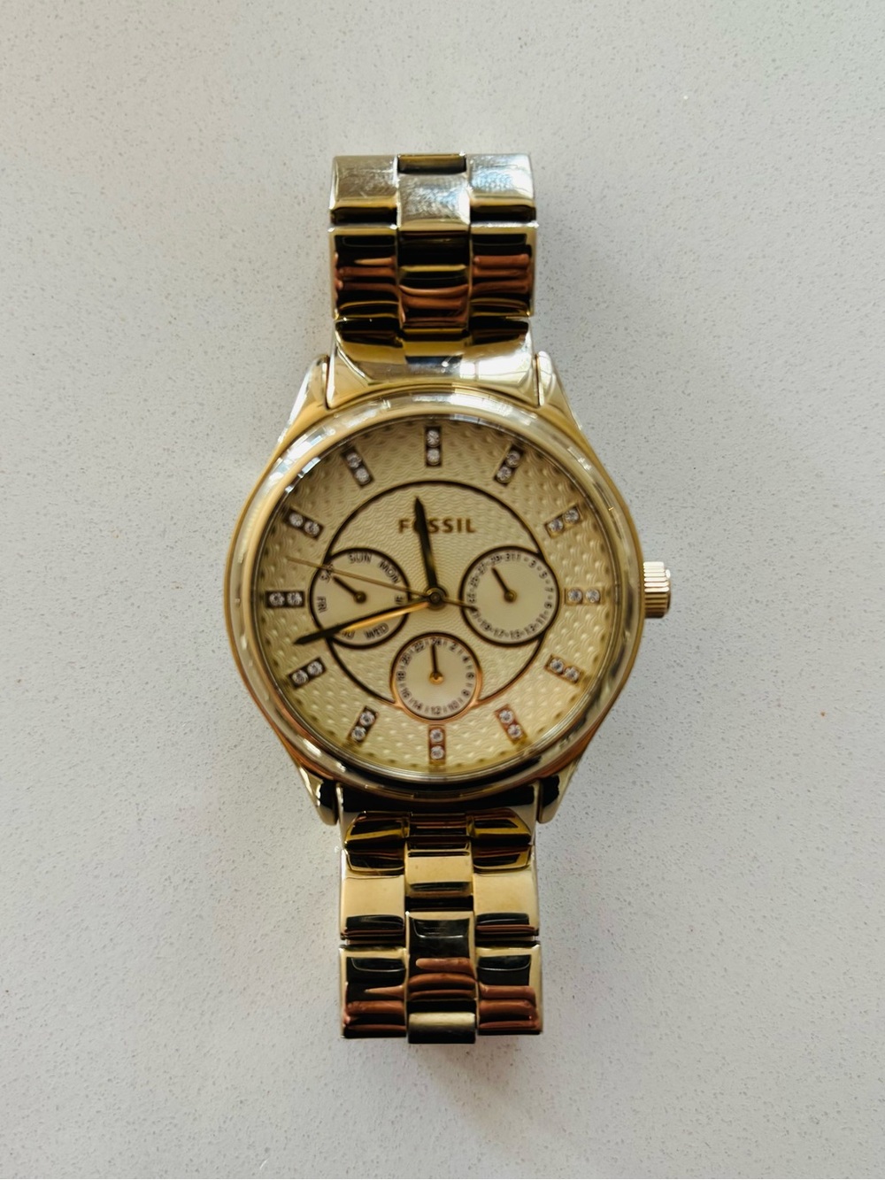 Fossil Gold-Tone Multifunction Watch